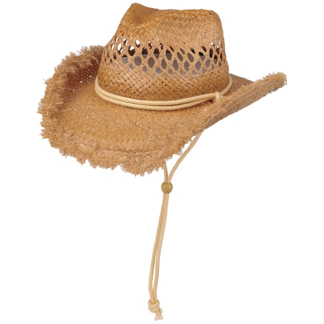 Kinder Vented Crown Western Strohhut