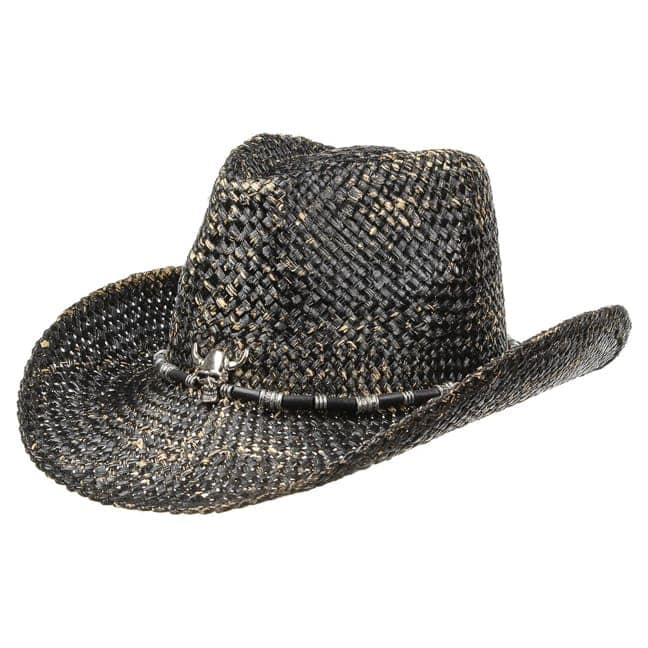 Hut Cowboy Skull Western Strohhut