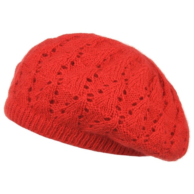 Melfacassa Angora Strickbaske Mtze McBURN