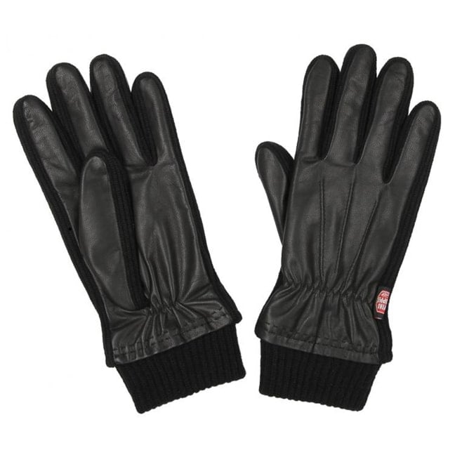 Herren Leder Fingerhandschuhe bugatti