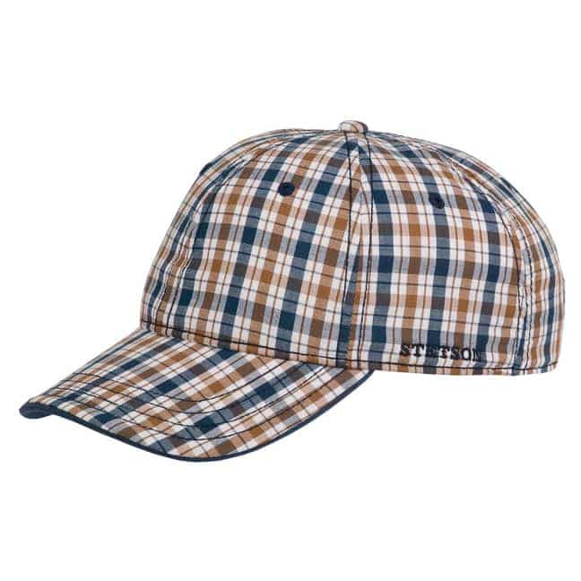 Plano Karo Baseballcap Stetson