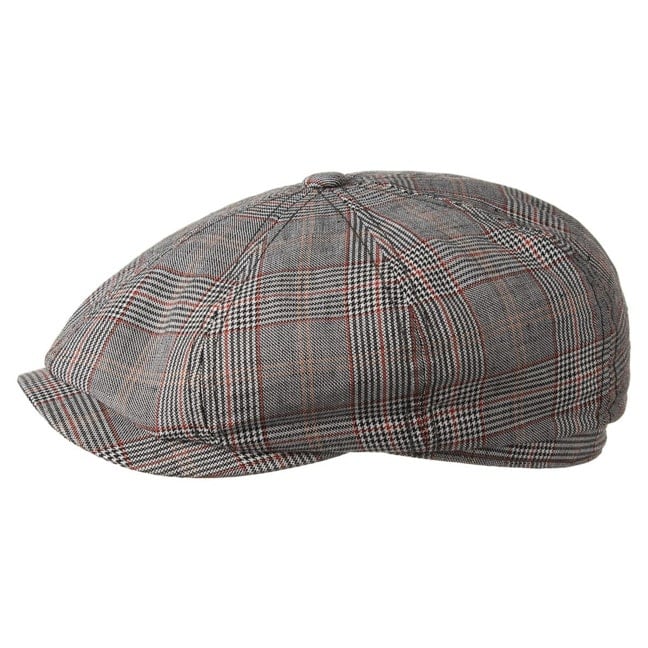 Hatteras Glencheck Flatcap Stetson