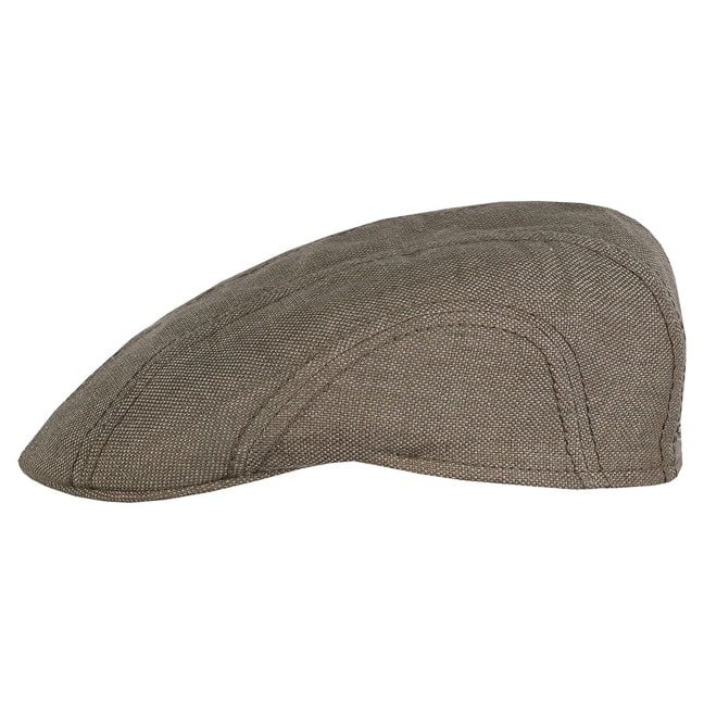 Madison Leinen Flatcap Stetson