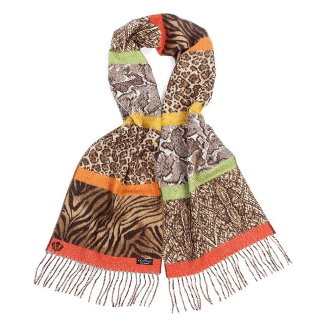 Animalprint Cashmink Schal Fraas