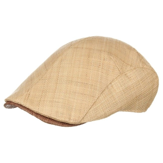 Raffia Duck Flat Cap Lierys