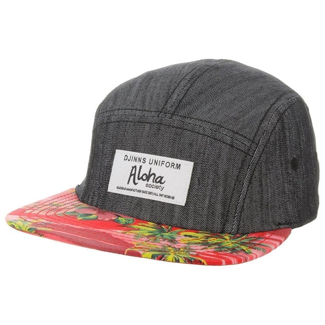 Denim Aloha 5 Panel Cap Djinns