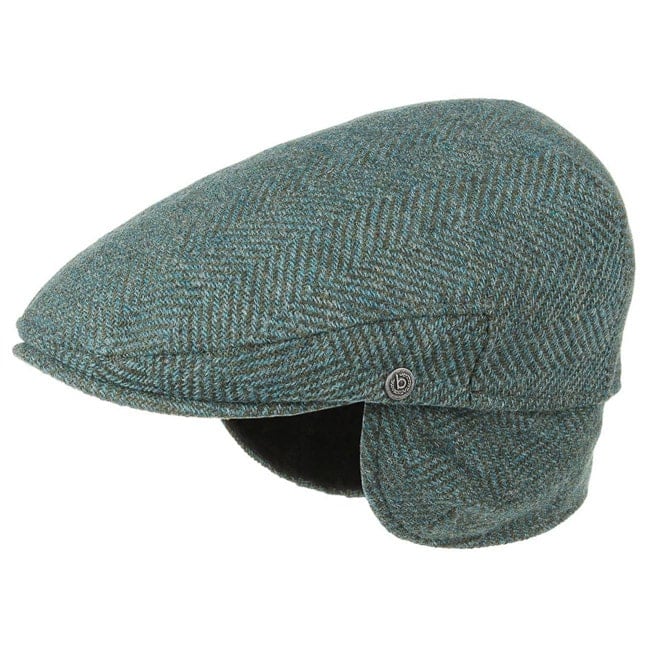Herringbone Earflap Cap bugatti