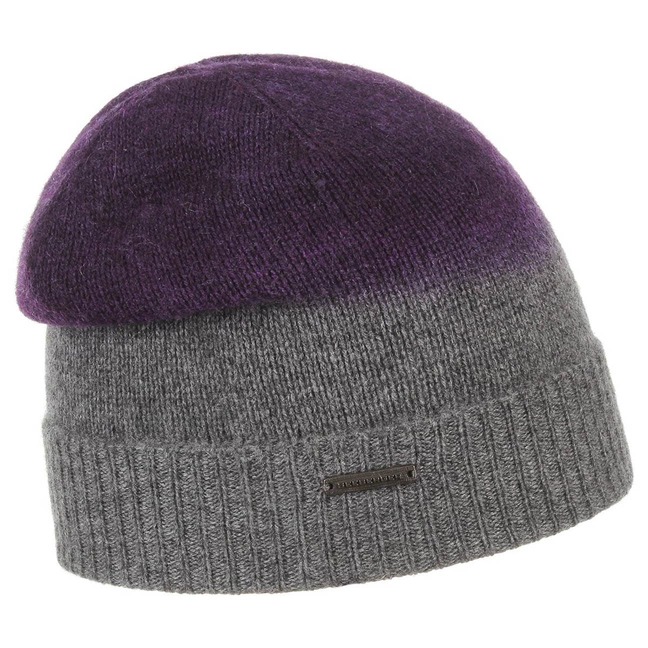 Twotone Kaschmir Beanie M�tze Seeberger