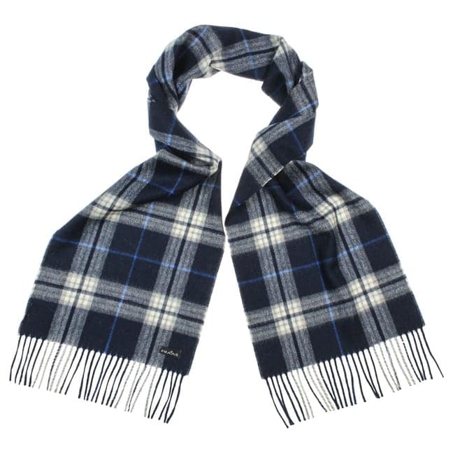 Fransenschal Wool Karo Fraas