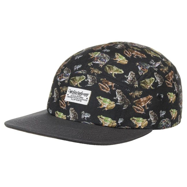 5 Panel Schirmmtze Frogs Djinns