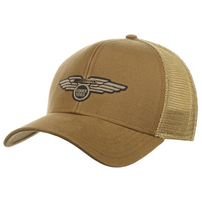 M�tze Kappe Mesh Campbell Canvas Basecap Stetson