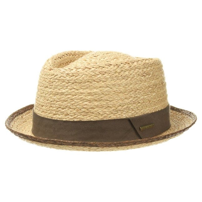 Mitchell Raffia Porkpie Strohhut Stetson