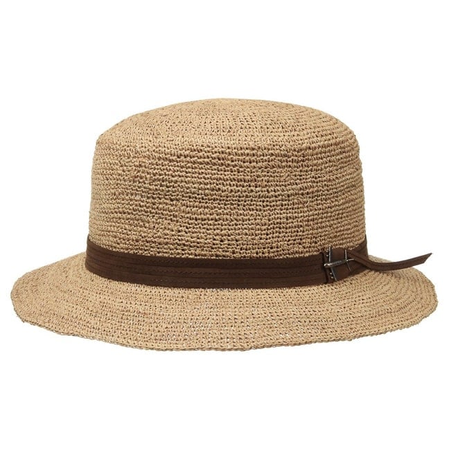 Hut Sonnenhut Mandan Crochet Raffia Strohhut Stetson