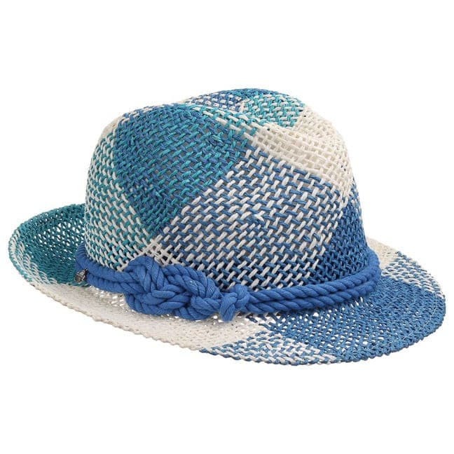 Multicolor Trilby Strohhut Seeberger