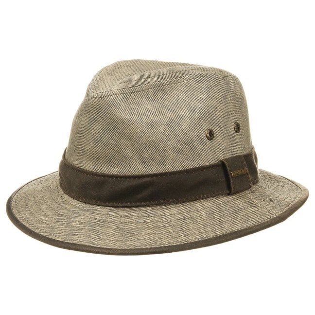 Hut Baumwollhut Stoffhut Ava Stripe Traveller Stetson