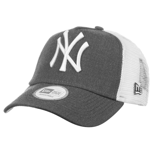 M�tze Kappe Heather Mesh Trucker Cap NY NEW ERA