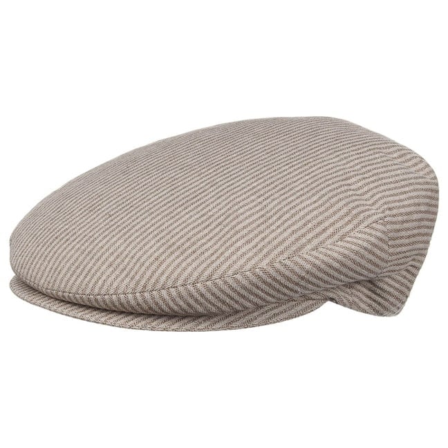 M�tze Schirmm�tze Stripe Cotton Flatcap Borsalino
