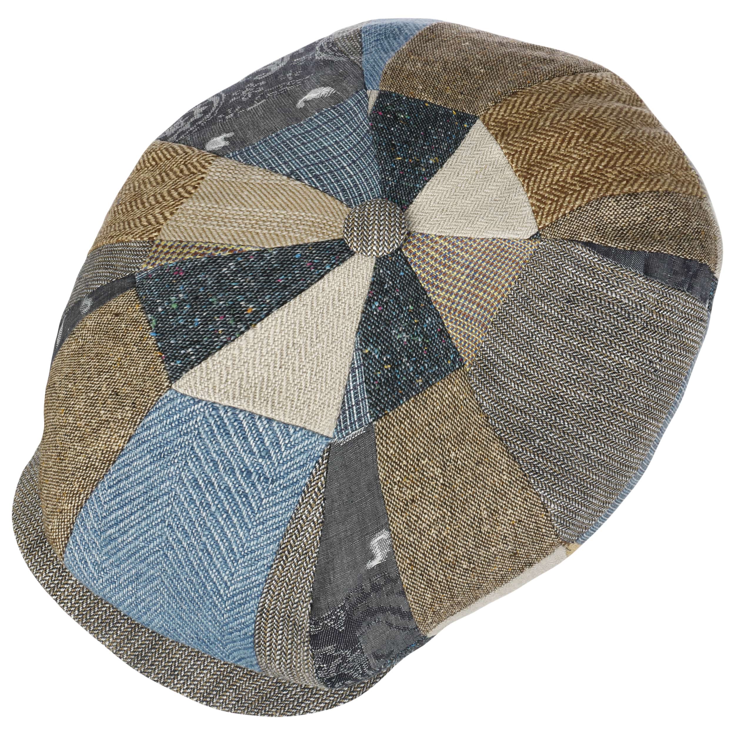 Hatteras Fresh Patchwork Flatcap By Stetson