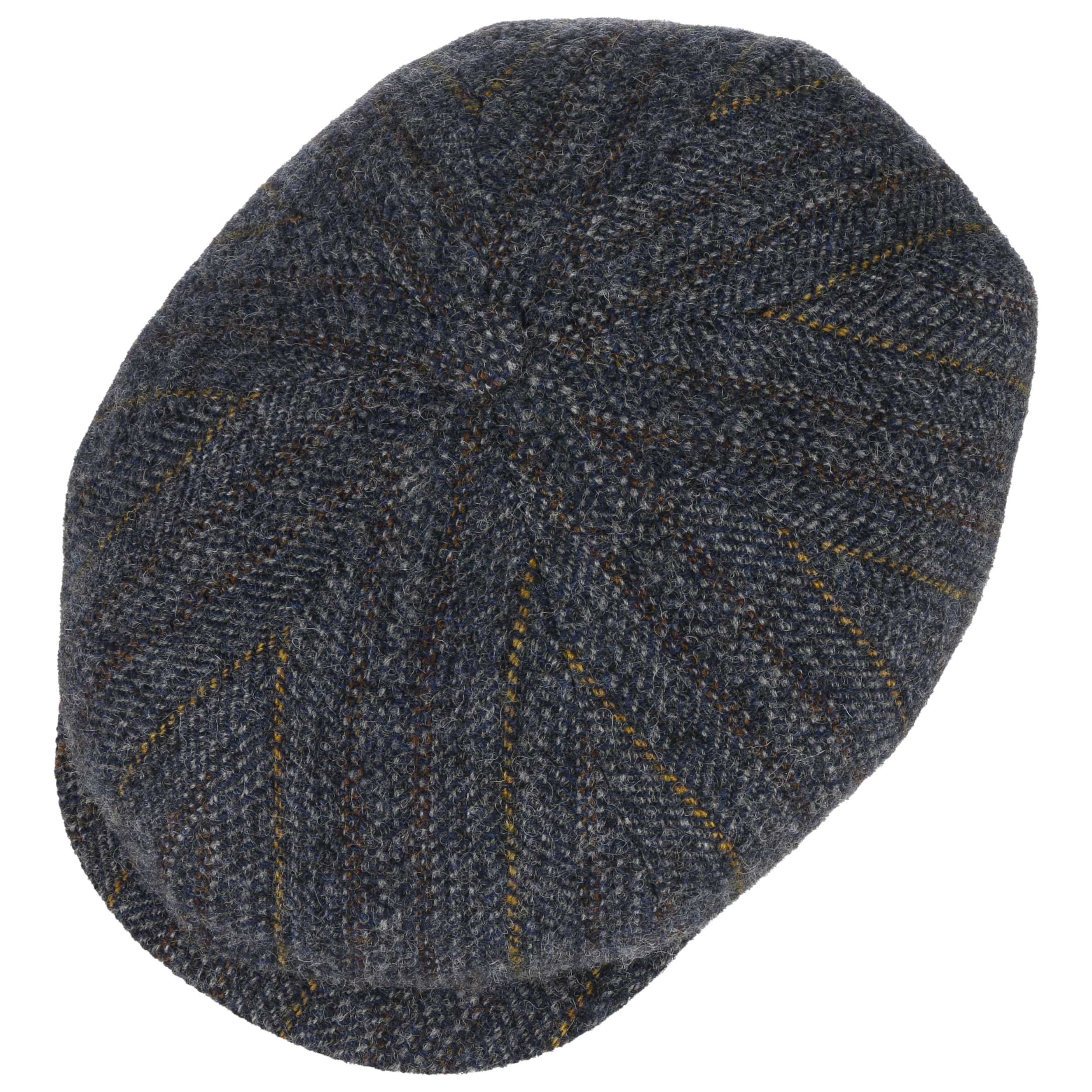 Hatteras Herringbone Stripe Flatcap By Stetson