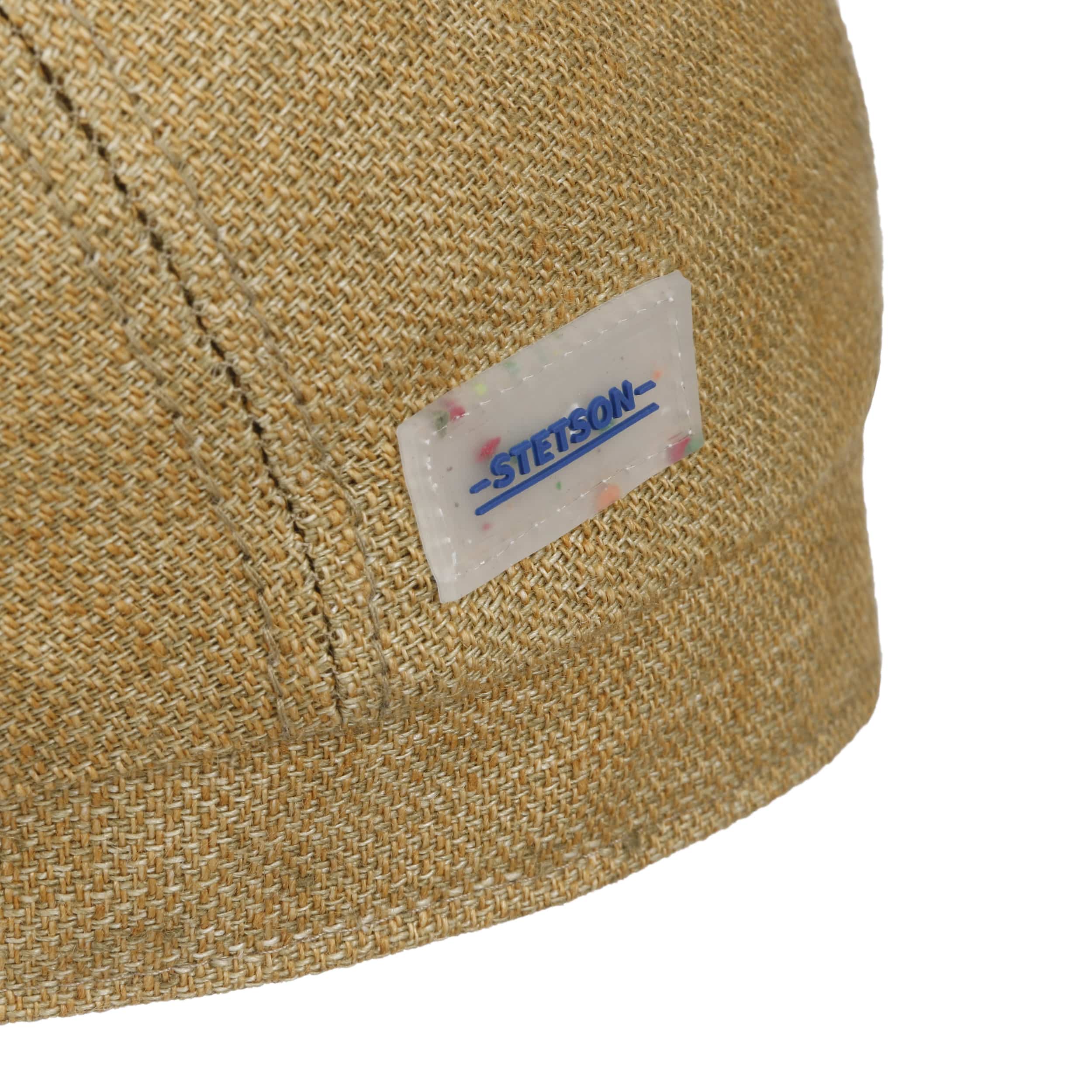 Hatteras Uni Sustainable Linen Flat Cap By Stetson Kr