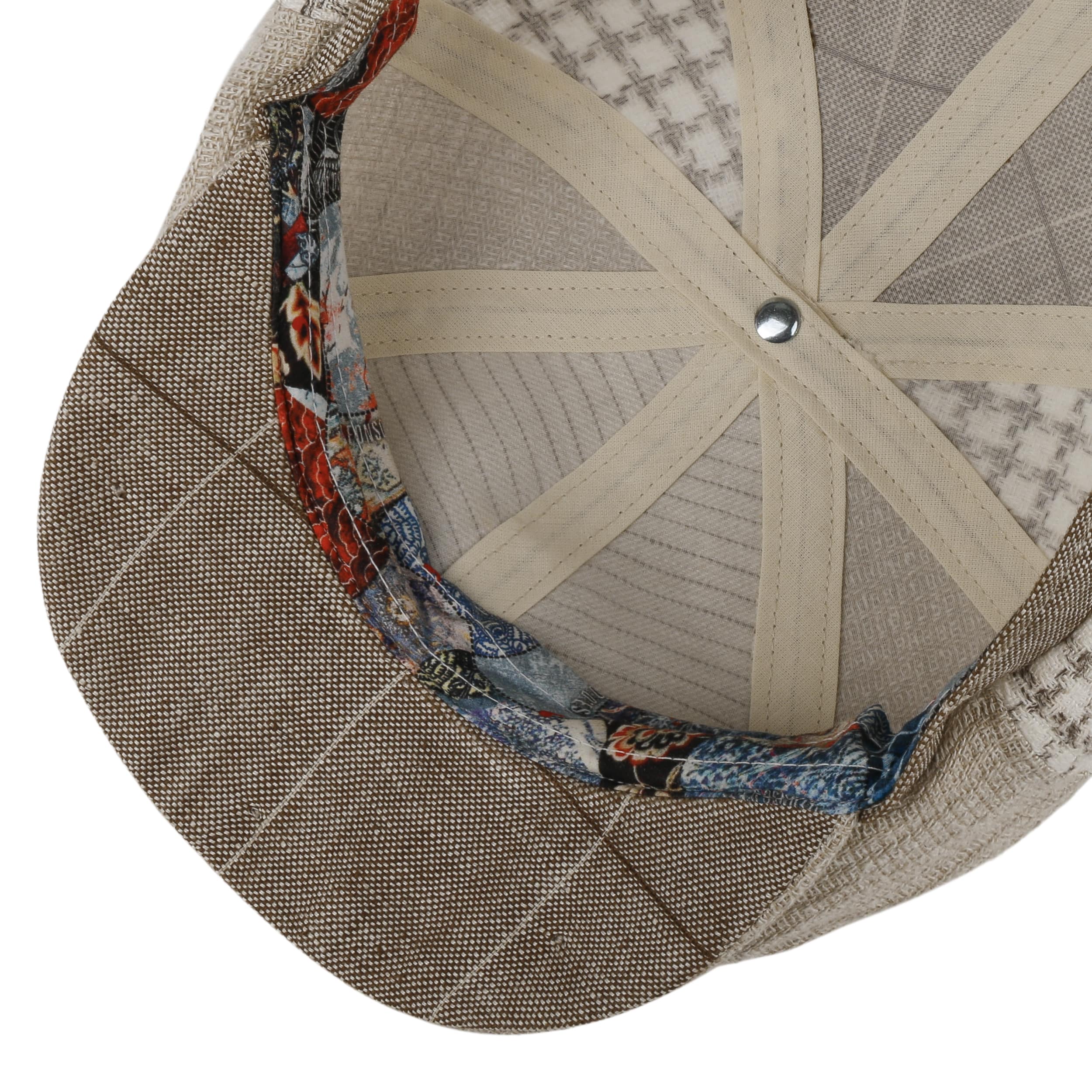 Light Patchwork Flatcap By Alfonso Deste