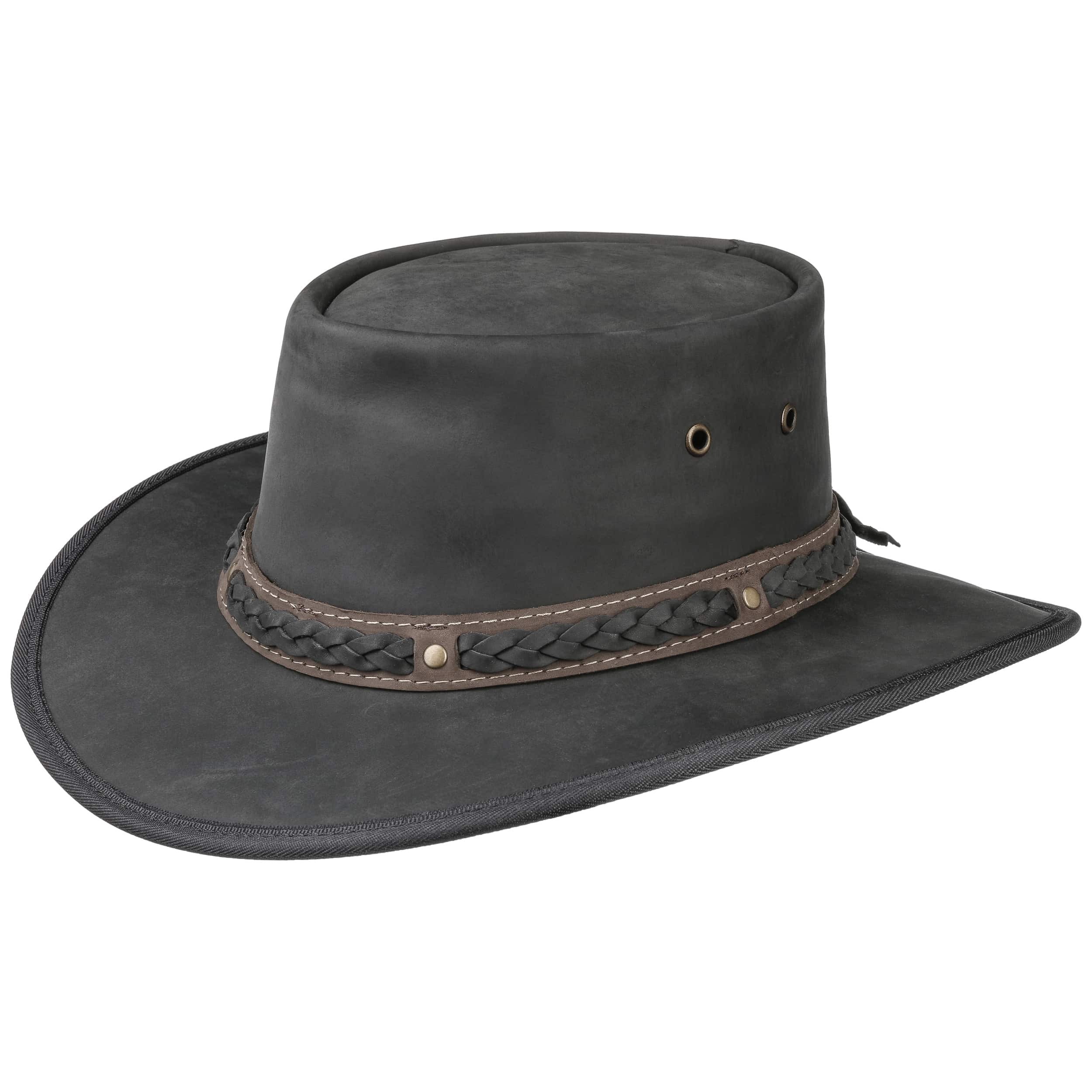 Squashy Bronco Leather Hat by BARMAH, EUR 99,95 --> Hats, caps ...