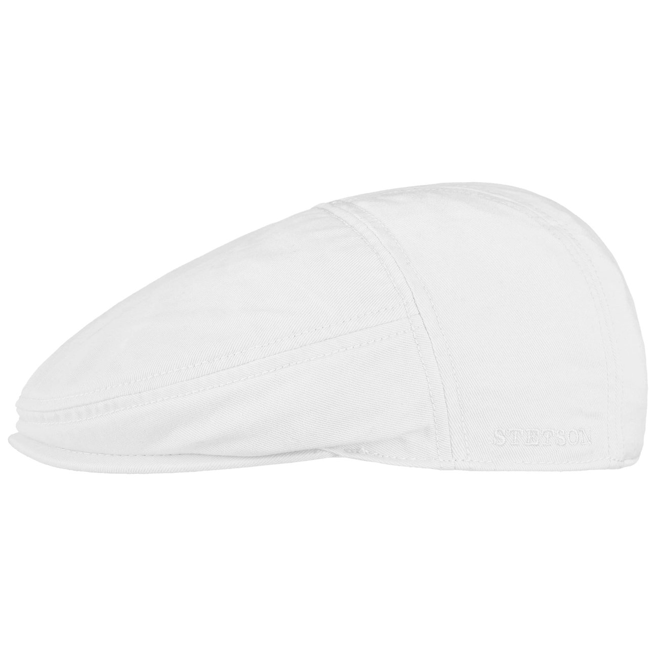Paradise Cotton Flatcap by Stetson weiß XXL (62-63 cm) unisex