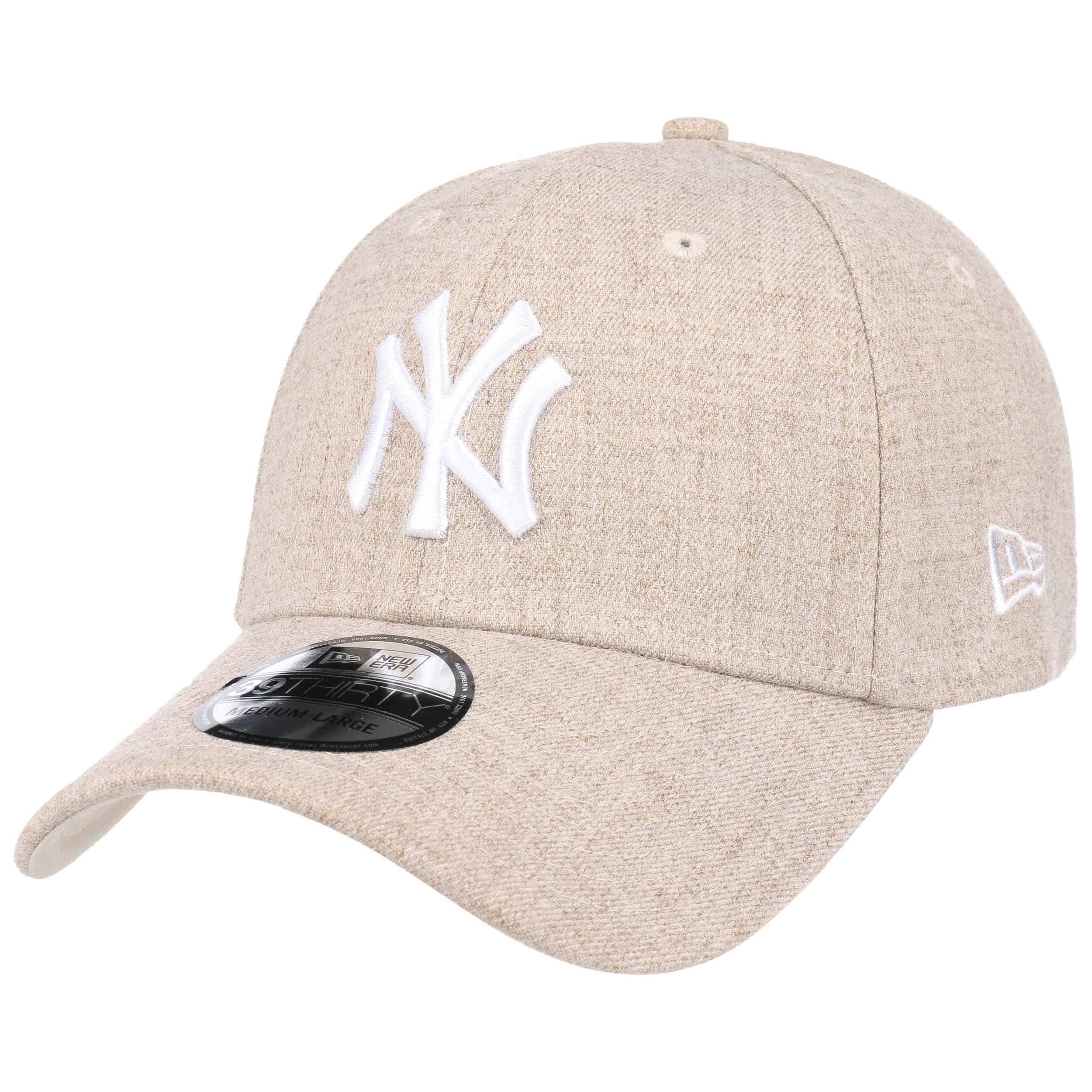 Casquette New Era 39Thirty New York Yankees - Heather Navy, Taille Extensible, Couronne Structurée - 9