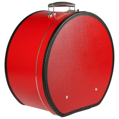 Lierys Hutkoffer Rot Hutschachtel Hutbox Transportbox Lierys Hutkoffer Rot Hutschachtel Hutbox Transportbox