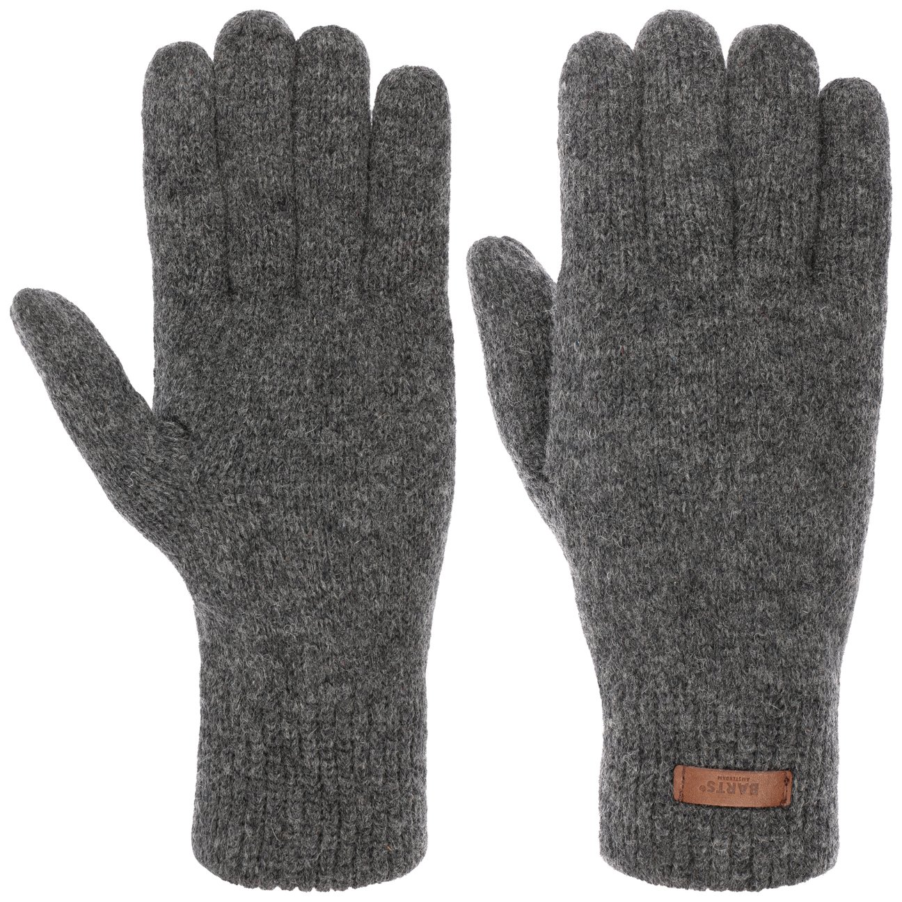 Barts Herren Grau Haakon Handschuh - Größe Mittel - Bild 5