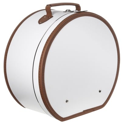 Lierys Hutkoffer Cremeweiß Hutbox Hutschachtel Transportbox Lierys Hutkoffer Cremeweiß Hutbox Hutschachtel Transportbox