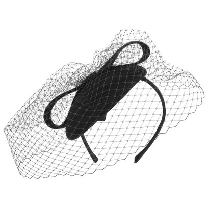 McBURN Fascinator Haarschmuck Wollfilz-Saucer Schleier McBURN Fascinator Haarschmuck Wollfilz-Saucer Schleier