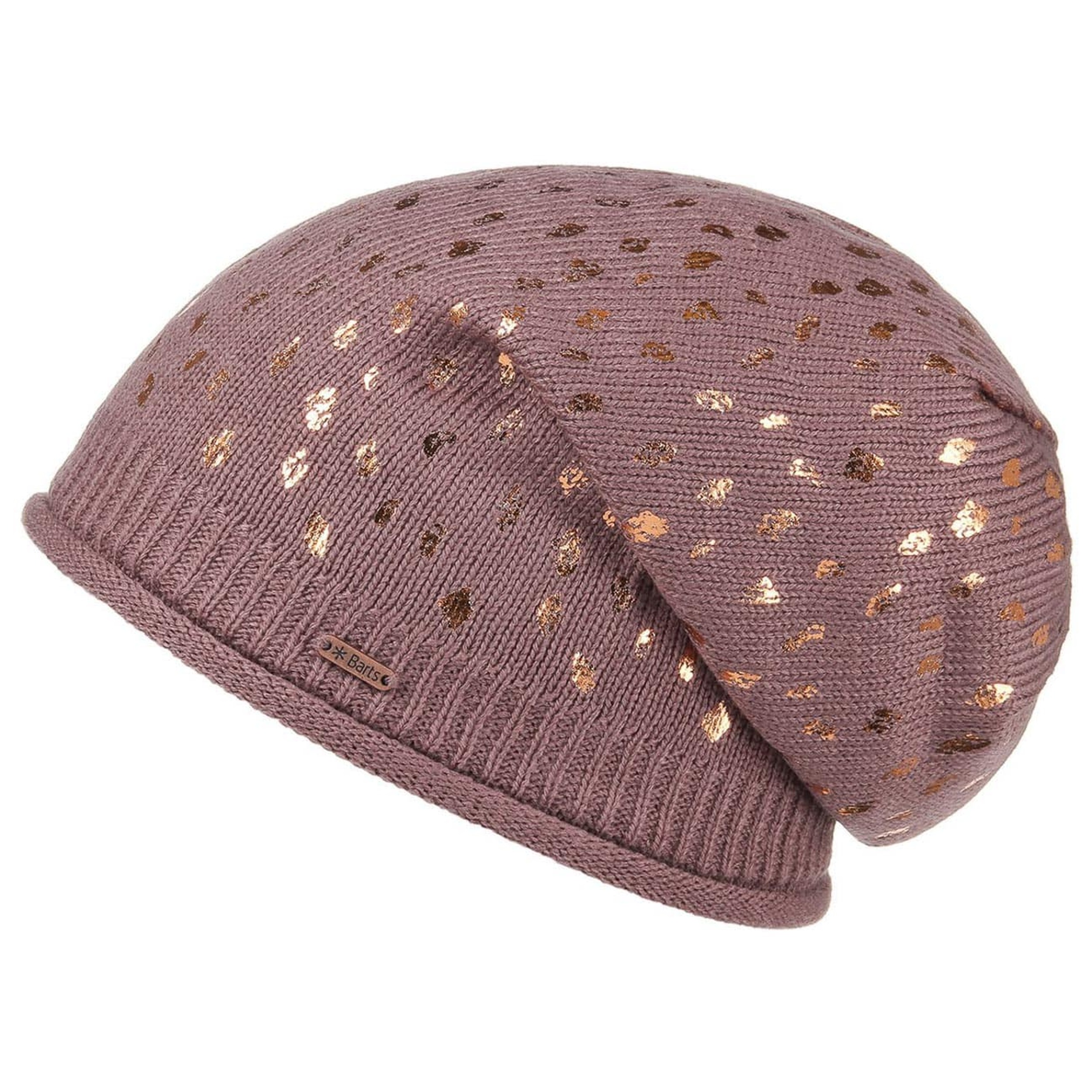 black glitter beanie