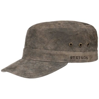 Stetson Raymore Pigskin Armycap Military Urban Cap Stetson Raymore Pigskin Armycap Military Urban Cap