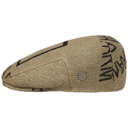 Café Espresso Flatcap Schirmmütze Schiebermütze Jutemütze Sommercap Unikat Nachhaltig Hergestellt Café Espresso Flatcap Schirmmütze Schiebermütze Jutemütze Sommercap Unikat Nachhaltig Hergestellt