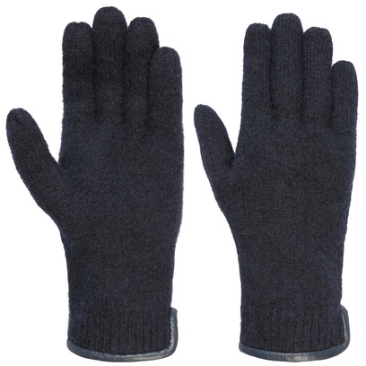 Woolmark Walkhandschuhe mit Lederpaspel Damenhandschuhe Fingerhandschuhe Wollhandschuhe Woolmark Walkhandschuhe mit Lederpaspel Damenhandschuhe Fingerhandschuhe Wollhandschuhe