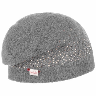 bedacht Cinzia Mohair Beanie Strickmütze Wintermütze Wollmütze Damenmütze mit Steinchen Mütze bedacht Cinzia Mohair Beanie Strickmütze Wintermütze Wollmütze Damenmütze mit Steinchen Mütze