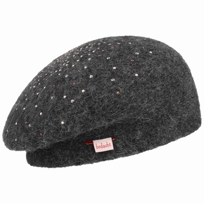 bedacht Mohair Baske mit Steinchen Baskenmütze Wollbaske Mohairbaske Mütze Wintermütze Wollmütze bedacht Mohair Baske mit Steinchen Baskenmütze Wollbaske Mohairbaske Mütze Wintermütze Wollmütze
