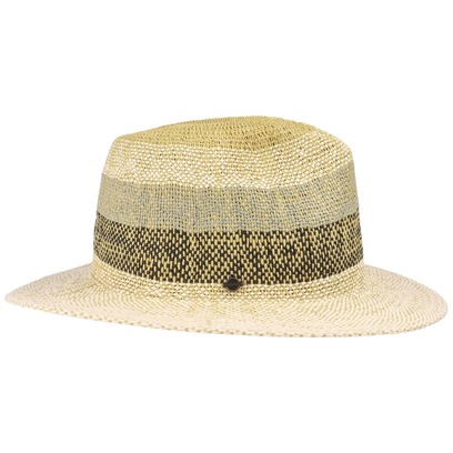 Seeberger Block Stripes Fedora Damenhut Strohhut Damenfedora Sonnenhut Strandhut Sommerhut Hut Seeberger Block Stripes Fedora Damenhut Strohhut Damenfedora Sonnenhut Strandhut Sommerhut Hut