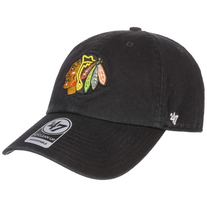 47 Brand CleanUp Blackhawks Cap Basecap Baseballcap NHL Baseballkappe Baumwollcap 47 Brand CleanUp Blackhawks Cap Basecap Baseballcap NHL Baseballkappe Baumwollcap