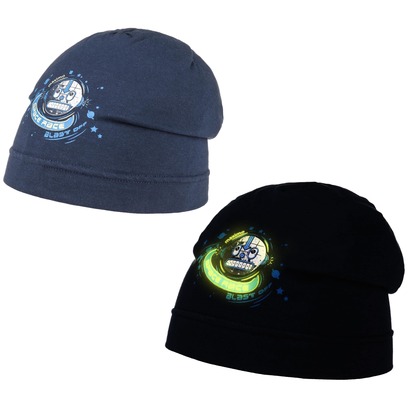Maximo Glow in the Dark Beanie Kindermütze Baumwollmütze Baumwollbeanie Kinderbeanie Mütze Maximo Glow in the Dark Beanie Kindermütze Baumwollmütze Baumwollbeanie Kinderbeanie Mütze