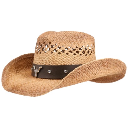 Conner Longhorn Western Strohhut Hut Westernhut Sommerhut Sonnenhut Raffiahut Cowboyhut Cowgirlhut Conner Longhorn Western Strohhut Hut Westernhut Sommerhut Sonnenhut Raffiahut Cowboyhut Cowgirlhut