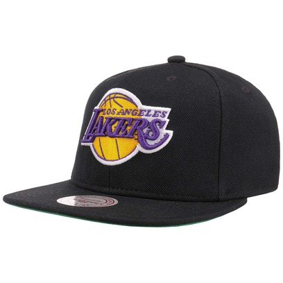 Mitchell & Ness Solid Team Lakers Cap Snapback Basecap Baseballcap Flat Brim Los Angeles NBA Kappe Mitchell & Ness Solid Team Lakers Cap Snapback Basecap Baseballcap Flat Brim Los Angeles NBA Kappe