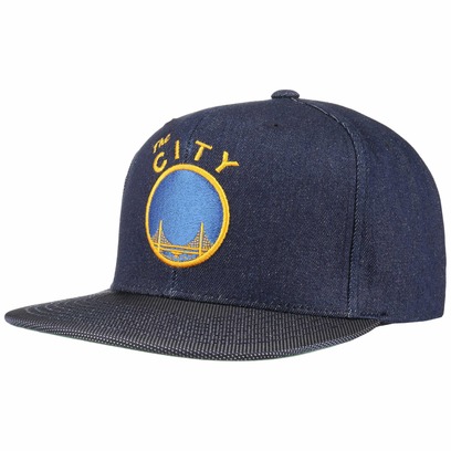 Mitchell & Ness Raw Denim Warriors Cap Snapback Baseballcap Flat Brim NBA Golden State Basecap Kappe Mitchell & Ness Raw Denim Warriors Cap Snapback Baseballcap Flat Brim NBA Golden State Basecap Kappe