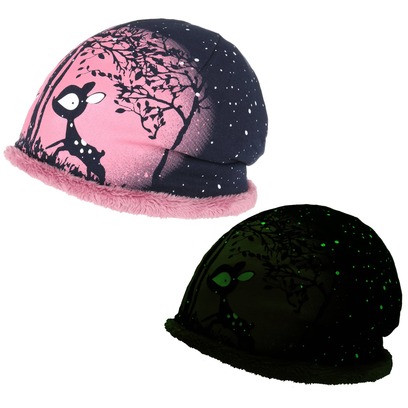 maximo Fawny Glow in the Dark Kindermütze Mütze Beanie Wintermütze maximo Fawny Glow in the Dark Kindermütze Mütze Beanie Wintermütze