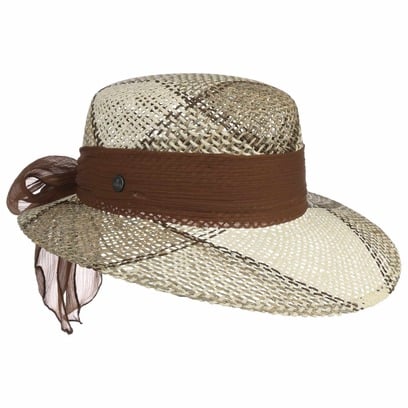 Lierys Strohhut mit Stoffband Damenhut Sommerhut Sonnenhut Strandhut Hut Lierys Strohhut mit Stoffband Damenhut Sommerhut Sonnenhut Strandhut Hut