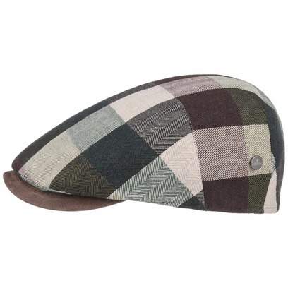 Lierys Capri Bic Plaid Flatcap Baumwollcap Schirmmütze Schiebermütze Sommercap Leinencap Lierys Capri Bic Plaid Flatcap Baumwollcap Schirmmütze Schiebermütze Sommercap Leinencap