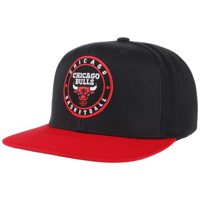Mitchell & Ness Twotone Patch Bulls Cap Baseballcap Basecap Snapback NBA Flat Brim Chicago Kappe Mitchell & Ness Twotone Patch Bulls Cap Baseballcap Basecap Snapback NBA Flat Brim Chicago Kappe
