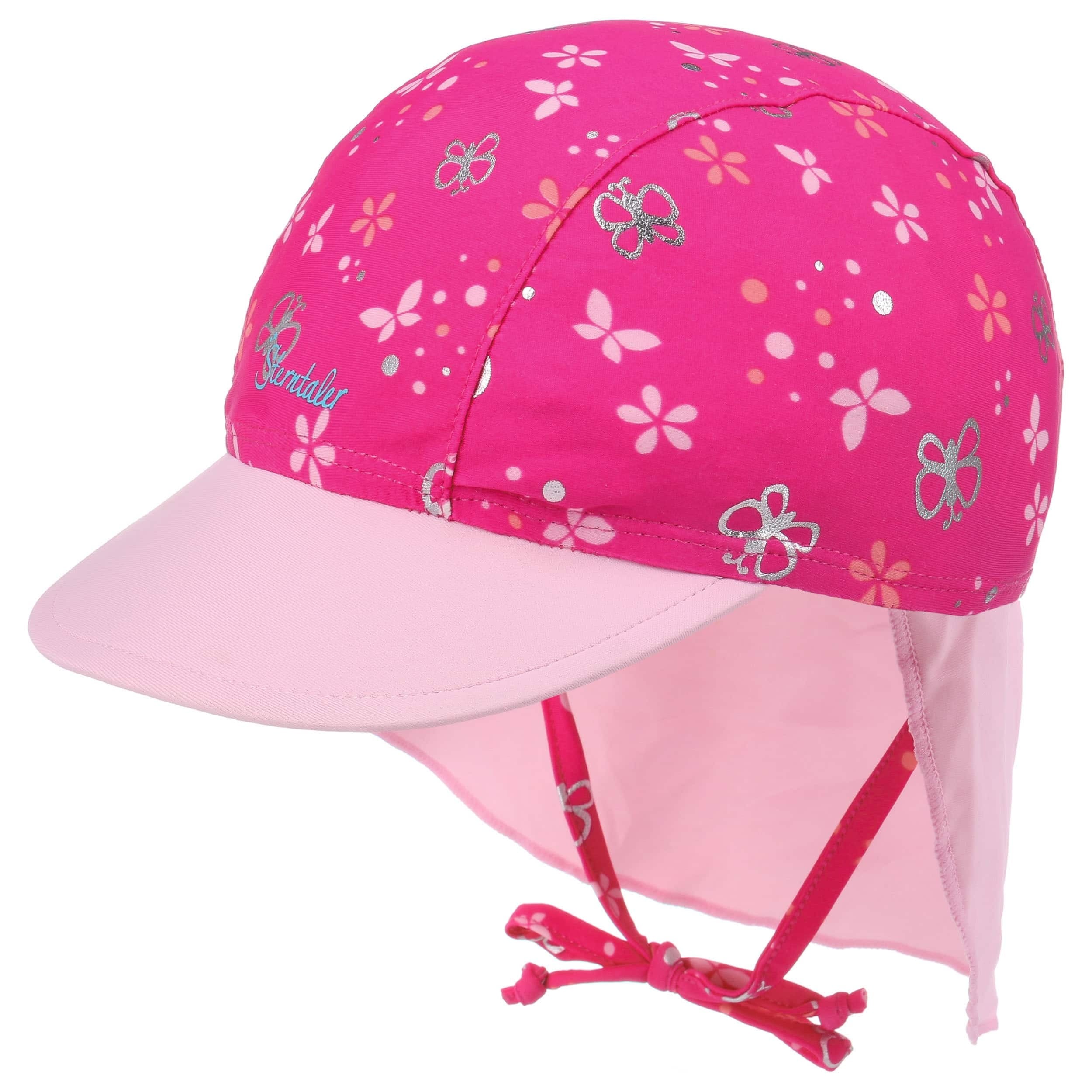 Sterntaler Mädchen-Hut Mit Nackenschutz – Sonnenschutz Für Kinder