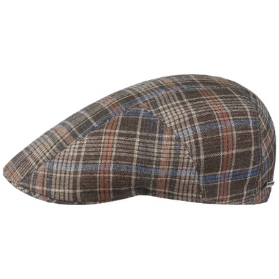 Stetson Grenville Check Flatcap Schirmmütze Schiebermütze Baumwollcap Leinencap Sommercap Stetson Grenville Check Flatcap Schirmmütze Schiebermütze Baumwollcap Leinencap Sommercap